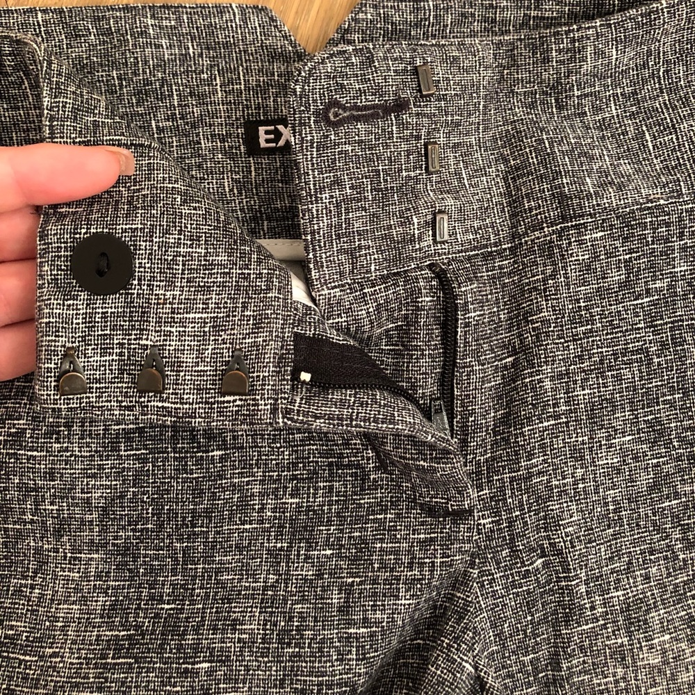 Express Crosshatch Pattern Shorts - image 5